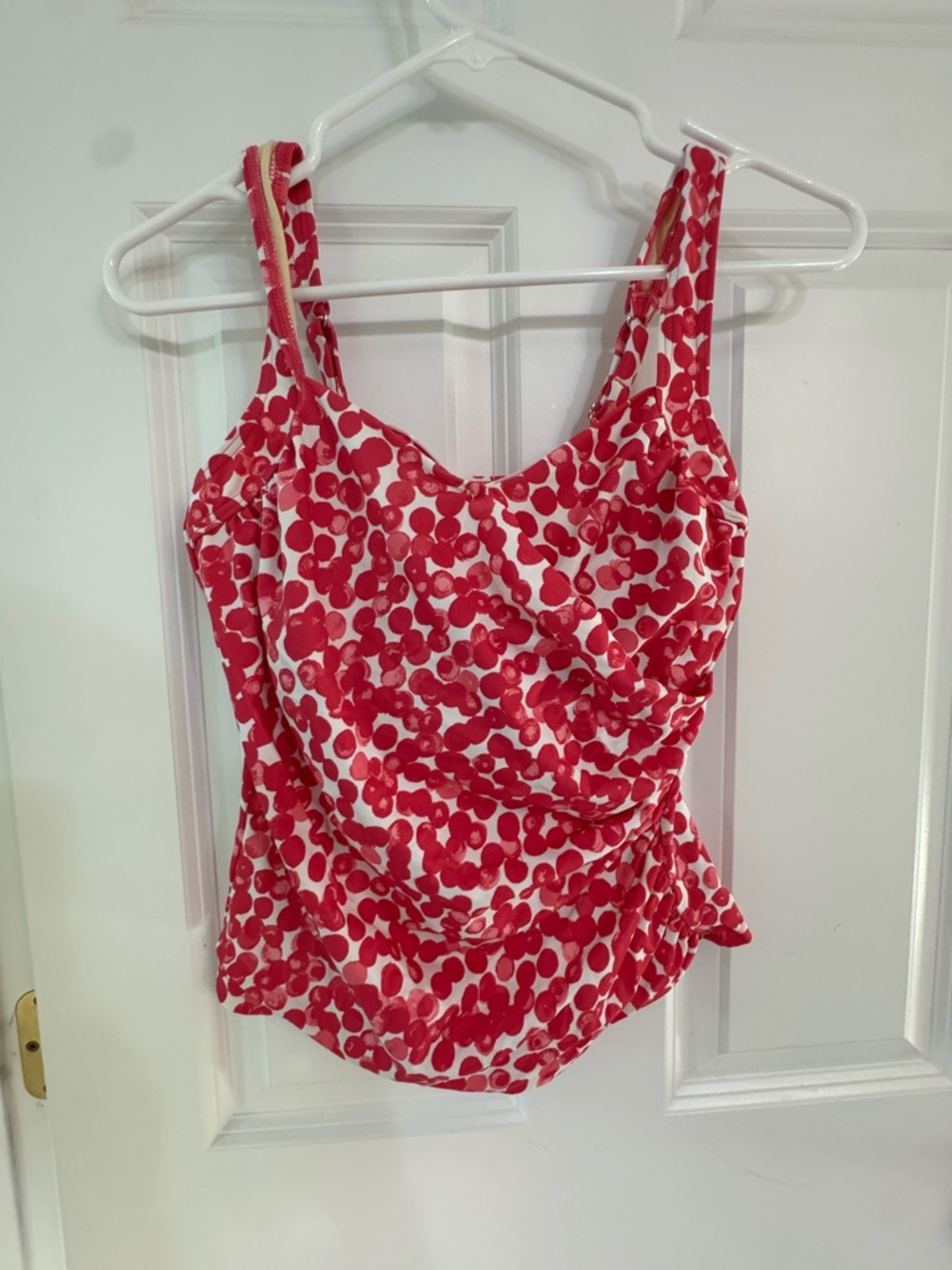 Miraclesuit Pink and White Floral Camisole Tank